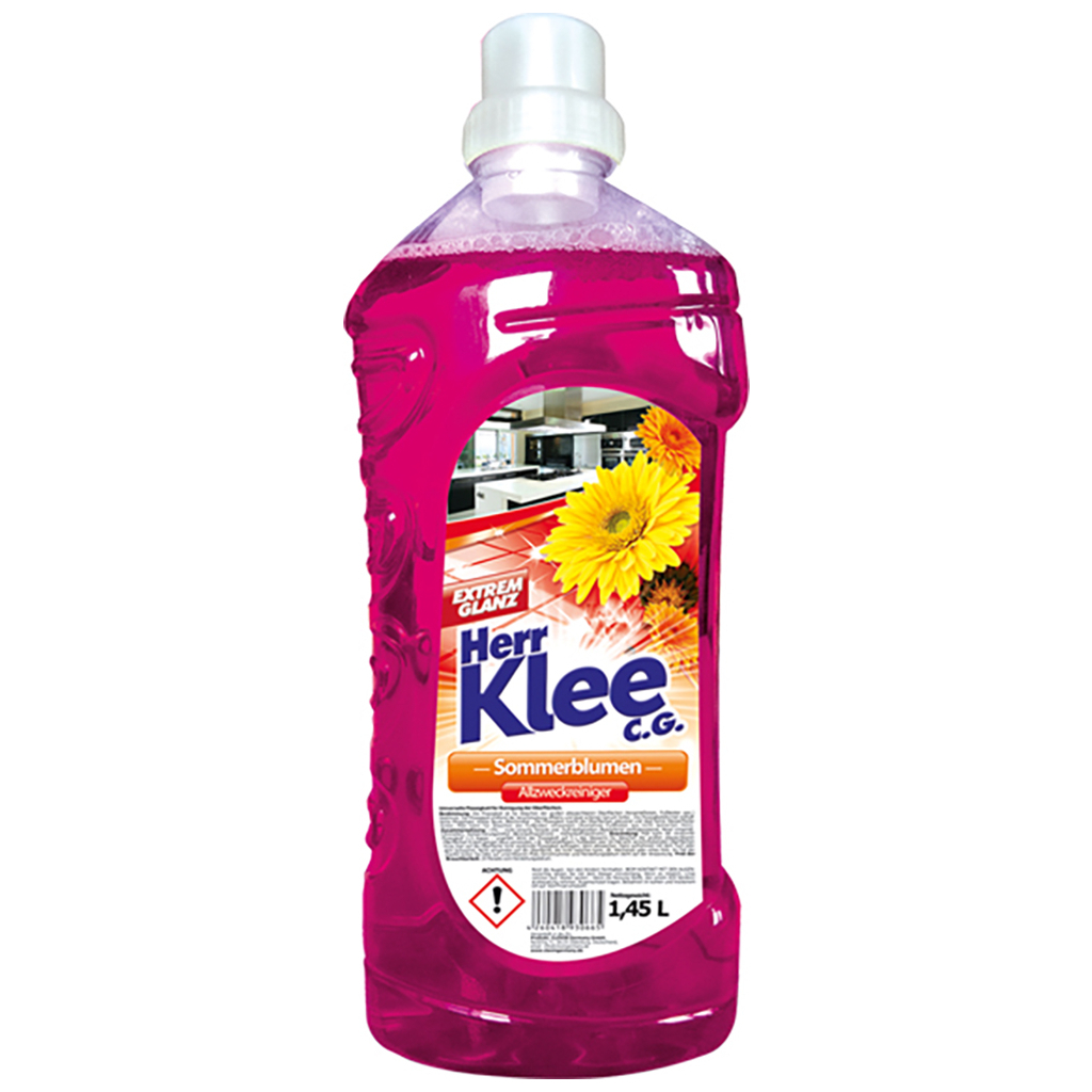 Засіб для миття підлоги Klee Sommerblumen 1450 мл (4260418930665) - зображення 1