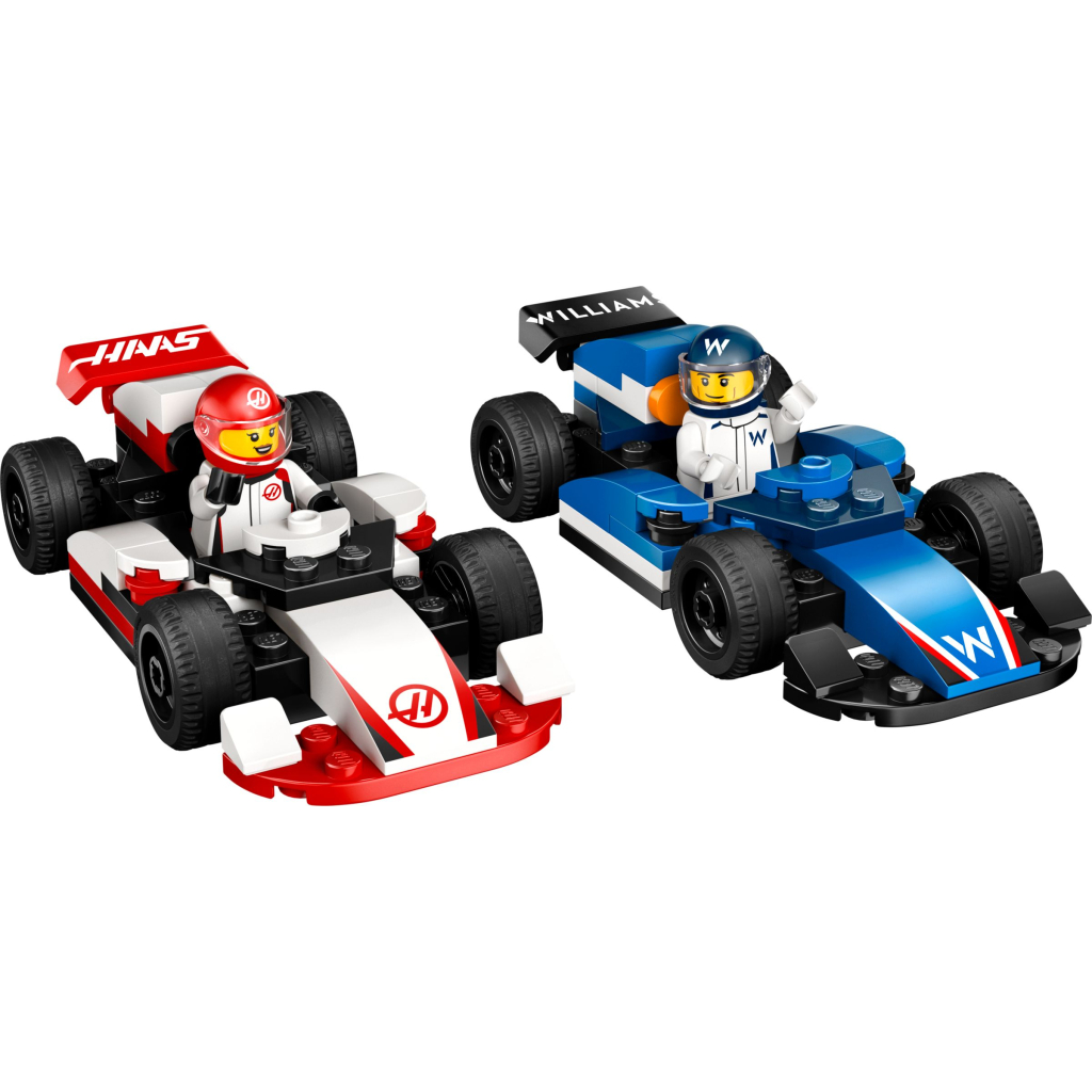 Конструктор LEGO City Автомобілі для перегонів F1 команд Williams Racing та Haas F1 (60464) - зображення 2