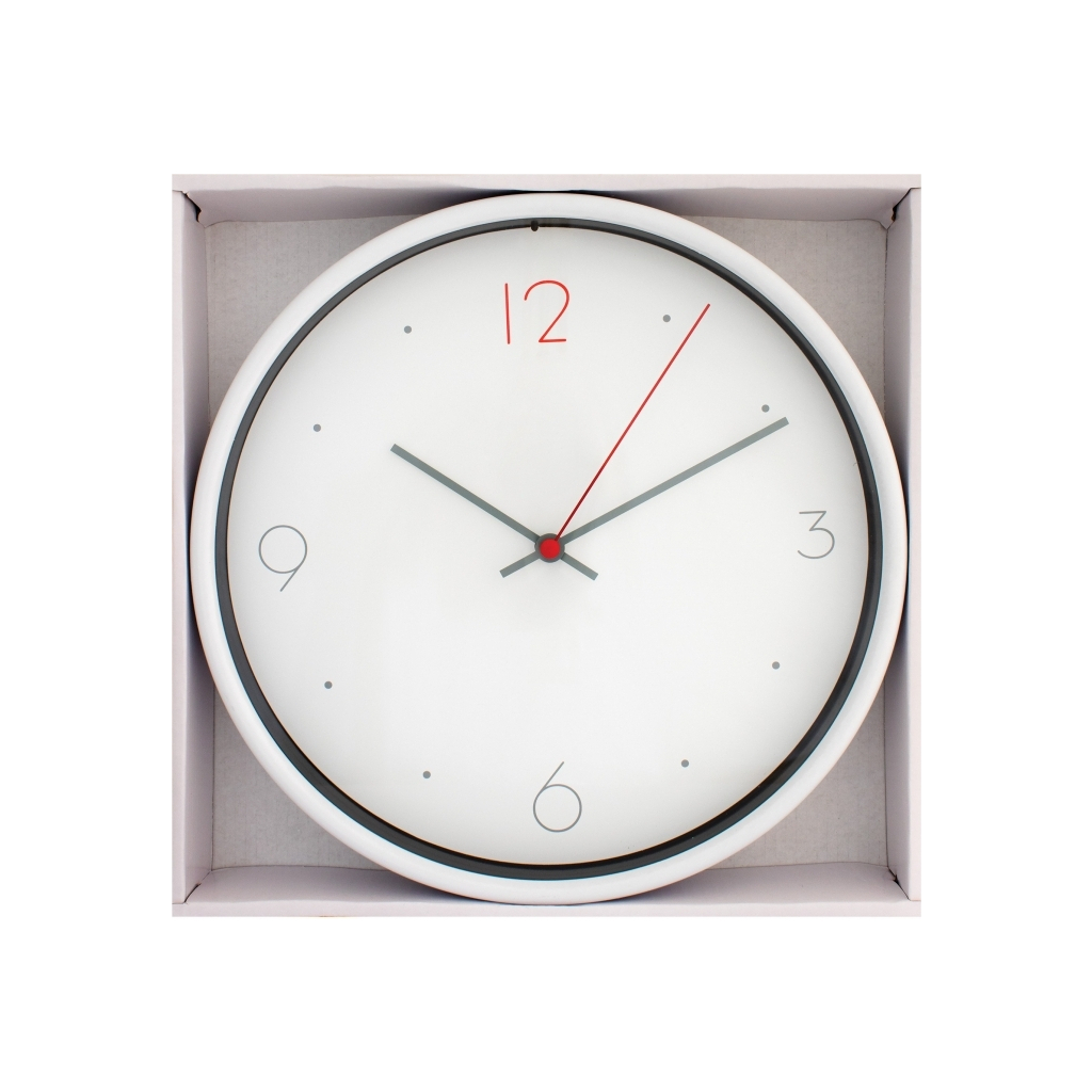 Настінний годинник Economix Promo OFFICE, білий (E51811) - зображення 4