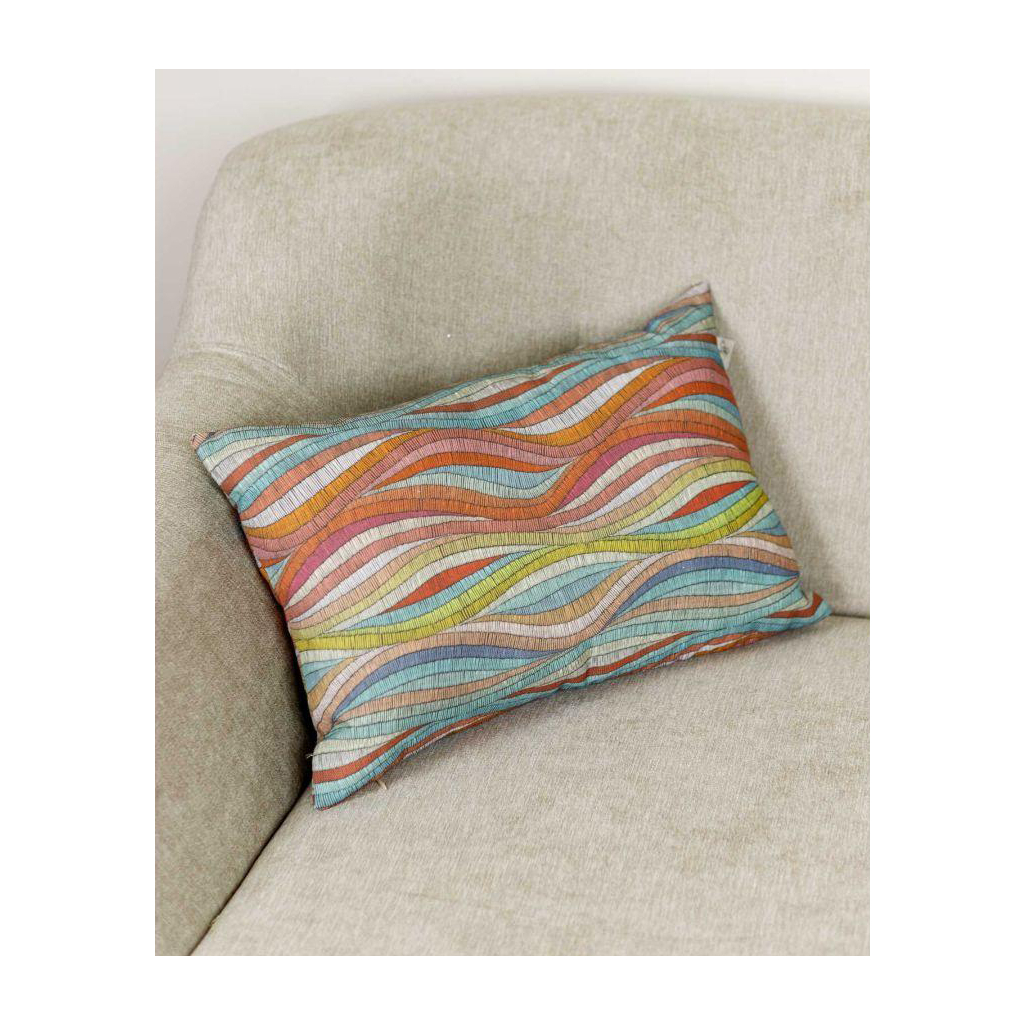 Наволочка Прованс декоративна 30х45 см MixPrint 501 хвиля (4823093447578) - изображение 1