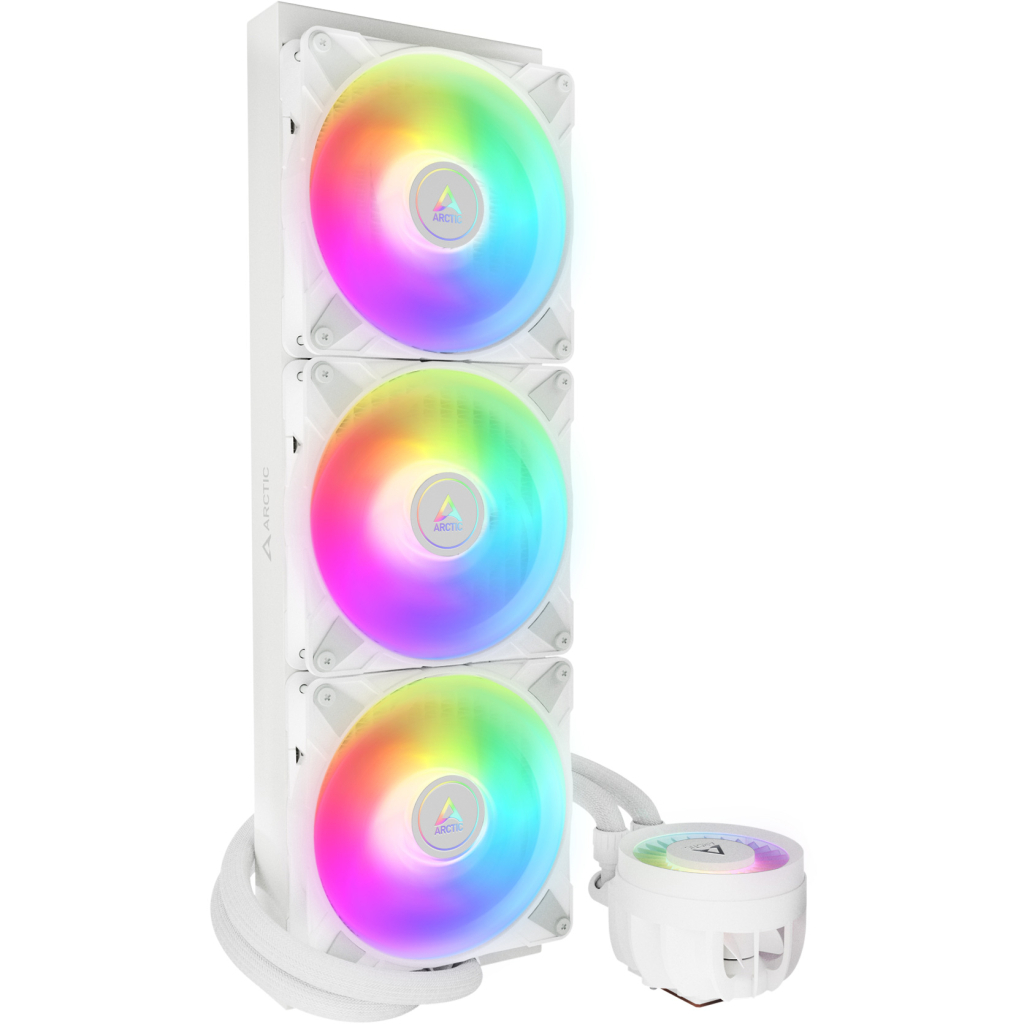 Система рідинного охолодження Arctic Liquid Freezer III - 420 A-RGB White (ACFRE00153A) - изображение 2