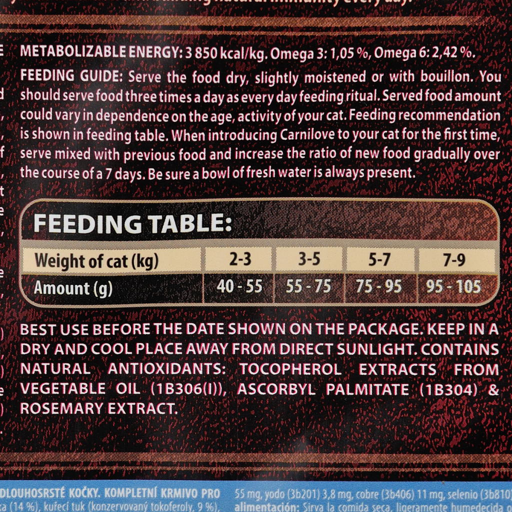 Сухий корм для кішок Carnilove Cat Sensitive and Long Hair 2 кг (8595602512287) - зображення 3