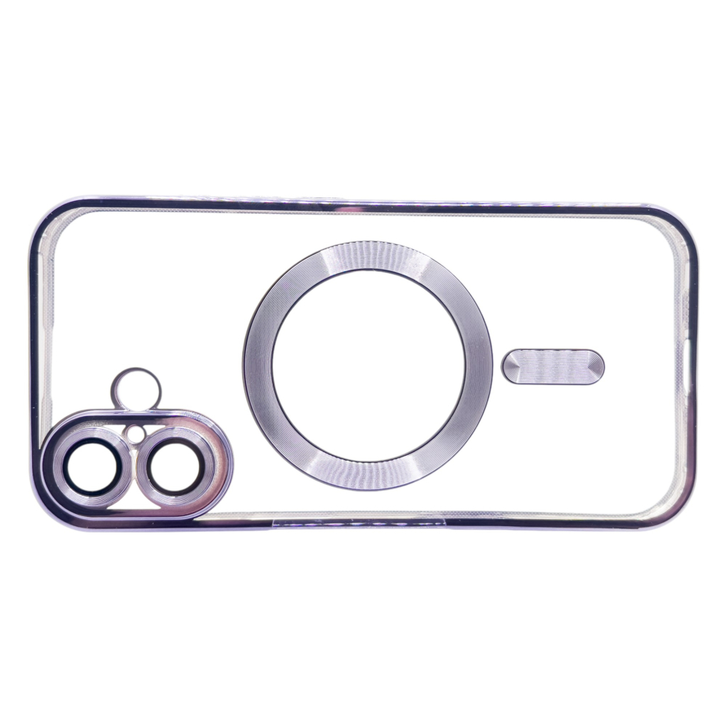 Чохол до мобільного телефона BeCover TPU Chrome Case (MagSafe) для Apple iPhone 16 Purple (712074) - зображення 4