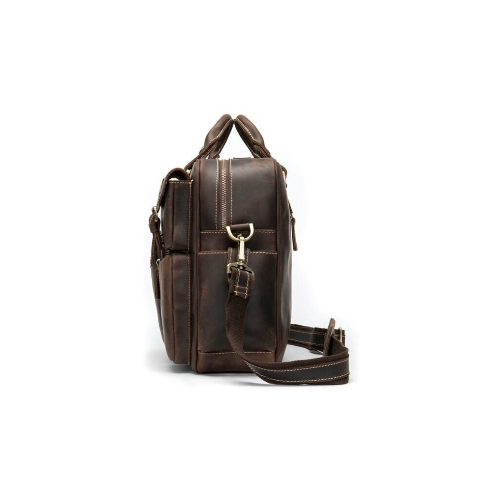 Сумка Vintage Коричнева (14881) - зображення 7