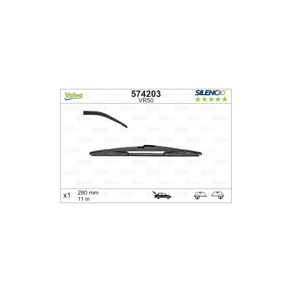 Щітка склоочисника Valeo 574203 - зображення 1