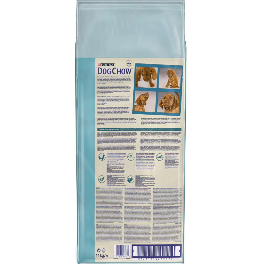 Сухий корм для собак Purina Dog Chow Puppy Lamb зі смаком ягняти 14 кг (7613034487872) - зображення 2