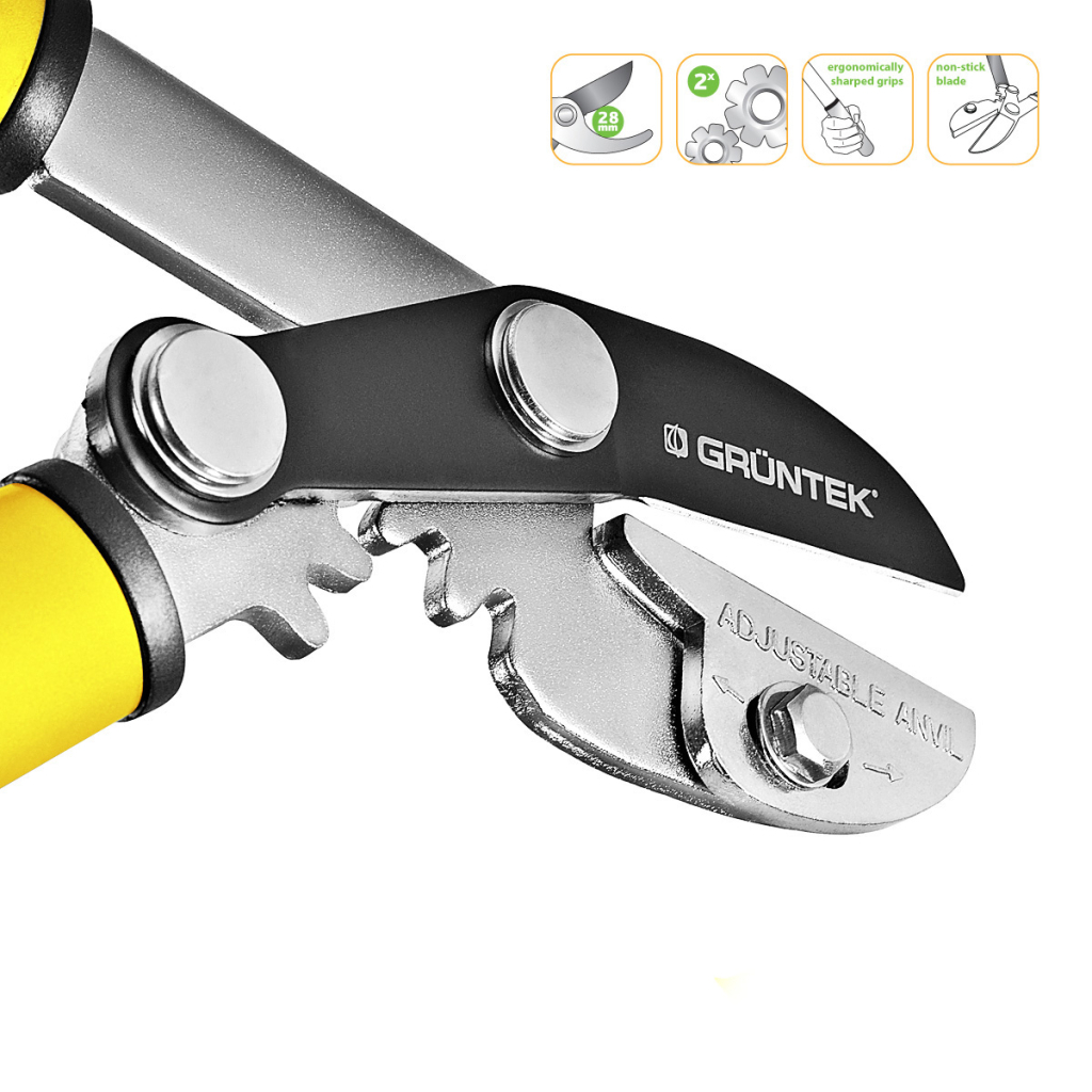 Секатор Gruntek Grizzly із зубчастою передачею 470 мм (295203470) - изображение 6