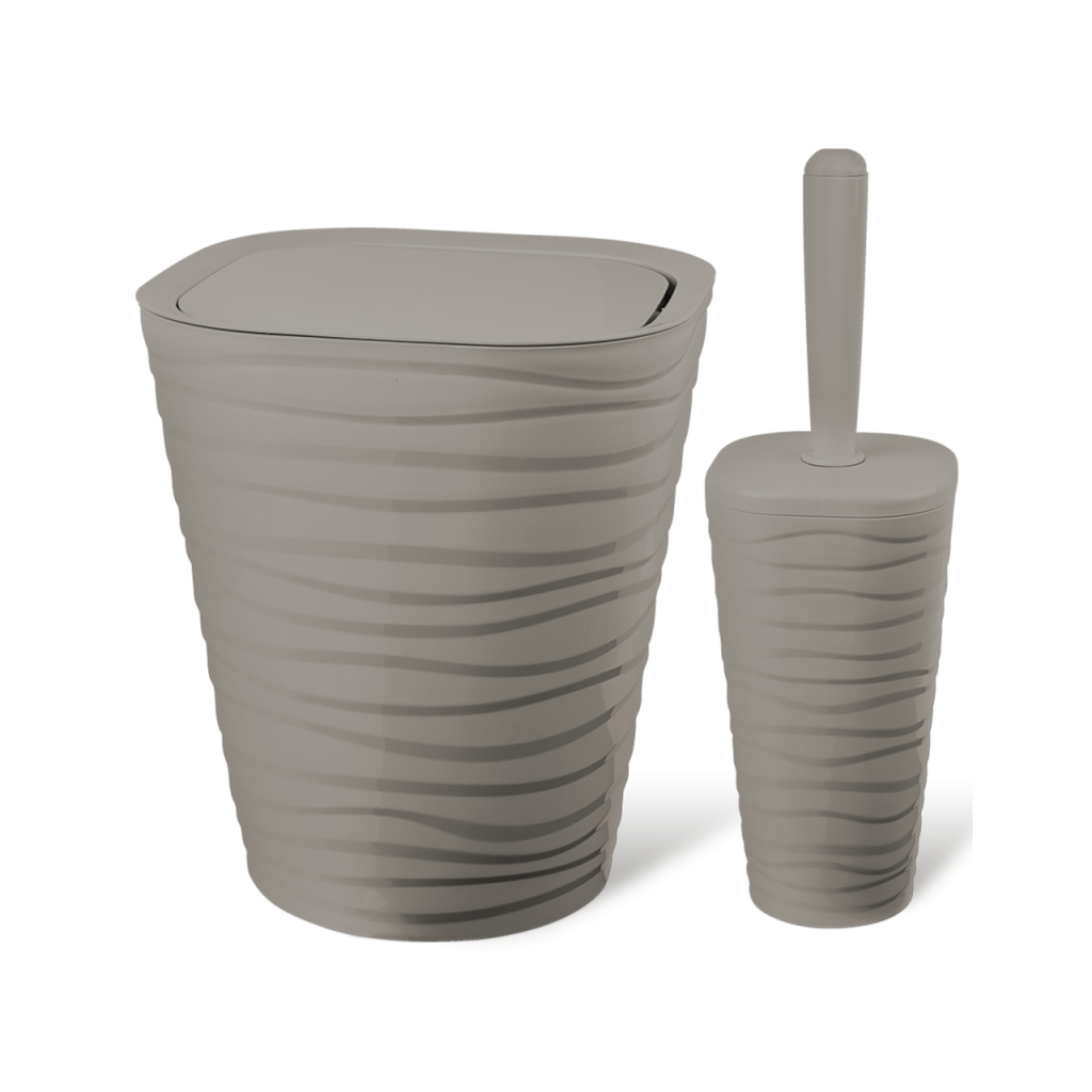 Набір для ванної кімнати Planet Household Welle 2 предмети лате (6901) - зображення 1