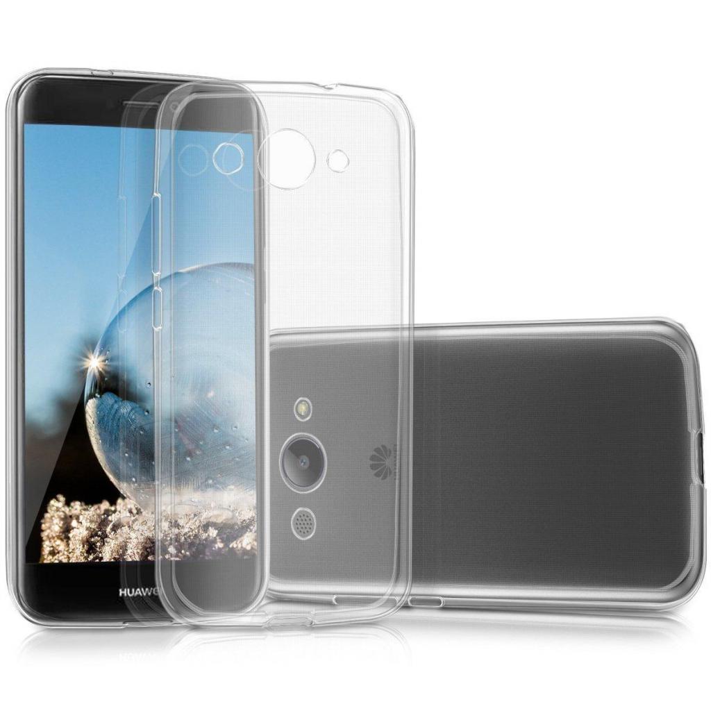 Чохол до мобільного телефона для Huawei Y3 2017 Clear tpu (Transperent) Laudtec (LC-HY32017T) - зображення 4