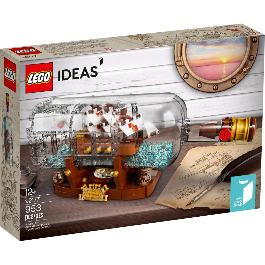 Конструктор LEGO Ideas Корабель у пляшці 962 деталей (92177) - зображення 1