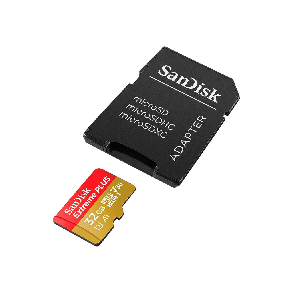 Карта пам'яті SanDisk 32GB microSD class 10 V30 Extreme PLUS (SDSQXBG-032G-GN6MA) - зображення 4
