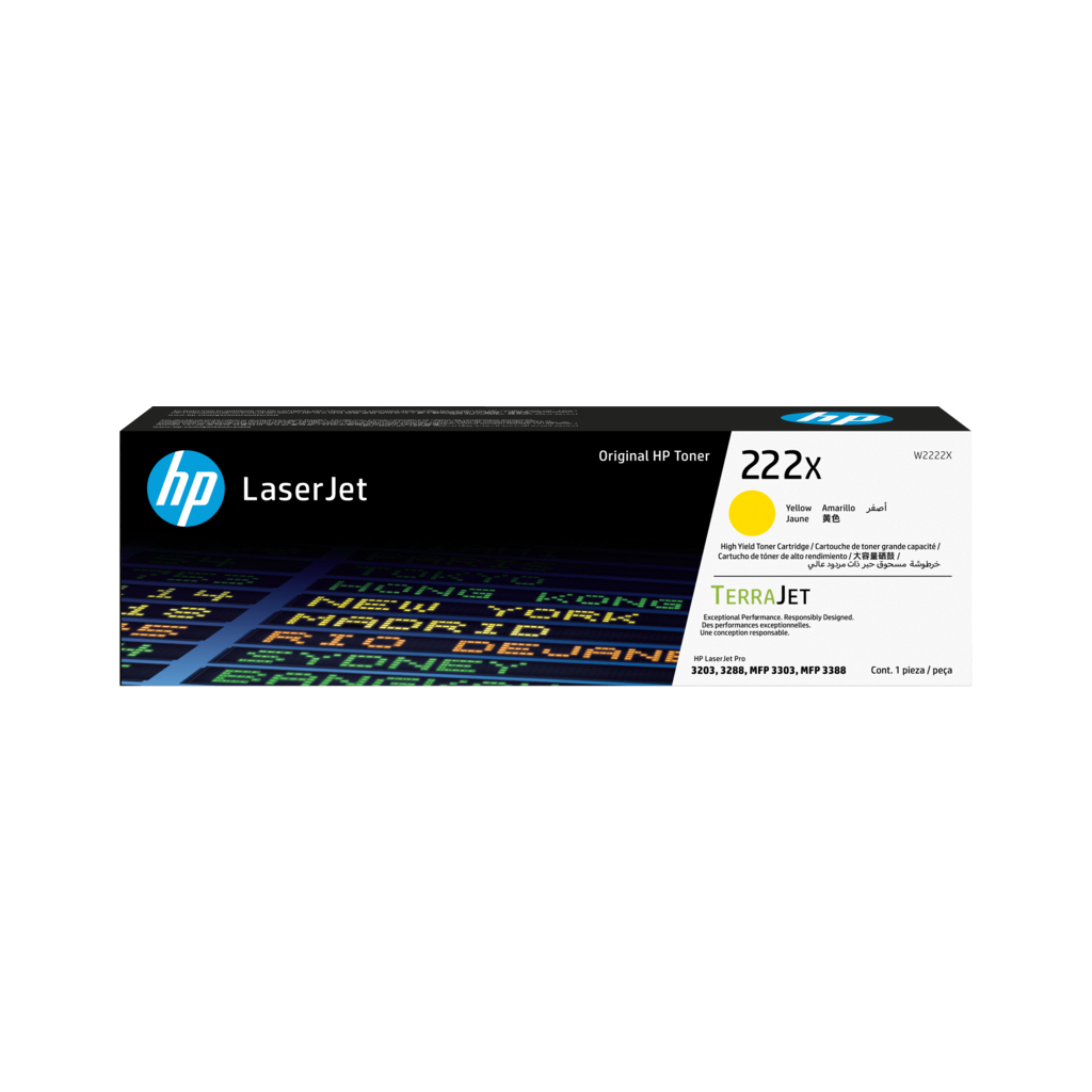 Картридж HP CLJ  222X Yellow 2.5K (W2222X) - изображение 1