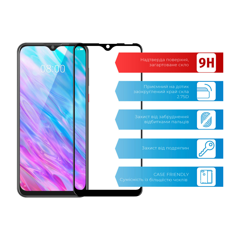 Скло захисне ACCLAB Full Glue ZTE Blade 20 (1283126508905) - зображення 2