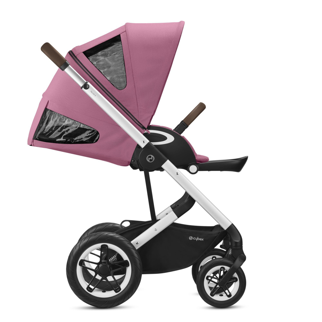 Коляска Cybex Talos S Lux SLV Magnolia Pink (з бампером) (520001485) - зображення 4