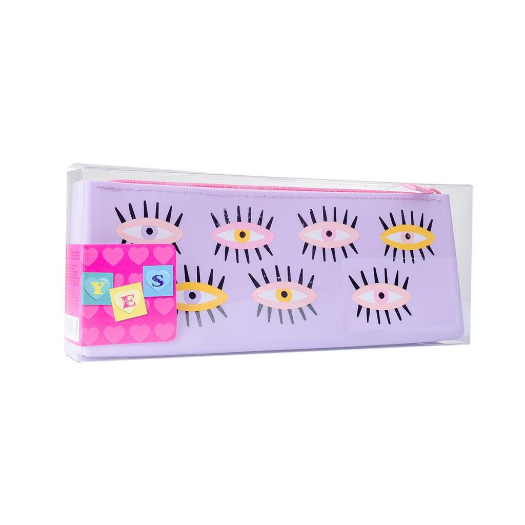 Пенал Yes Glamor силiконовий бузков. (532980) - зображення 1