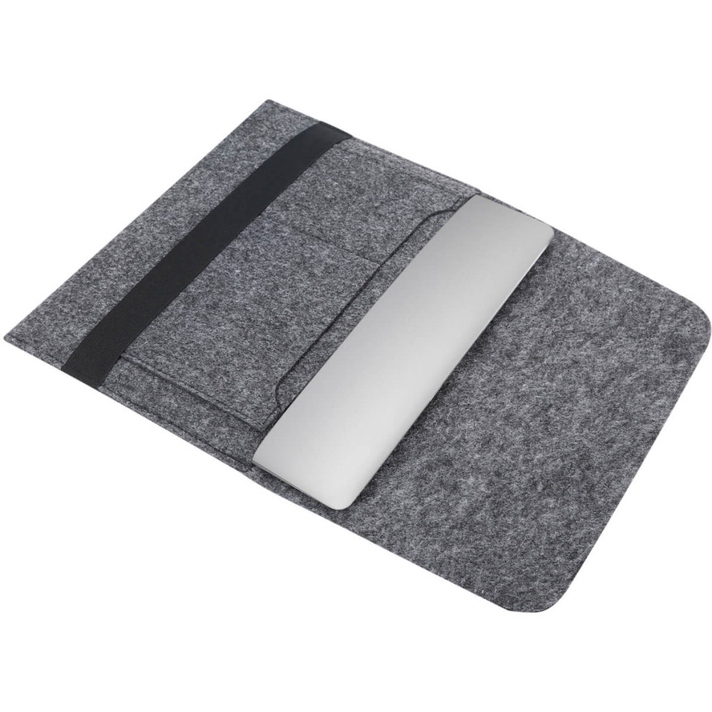 Чохол до ноутбука Gmakin 14 Macbook Pro, horizontal, Dark Gray (GM14-14) - изображение 4