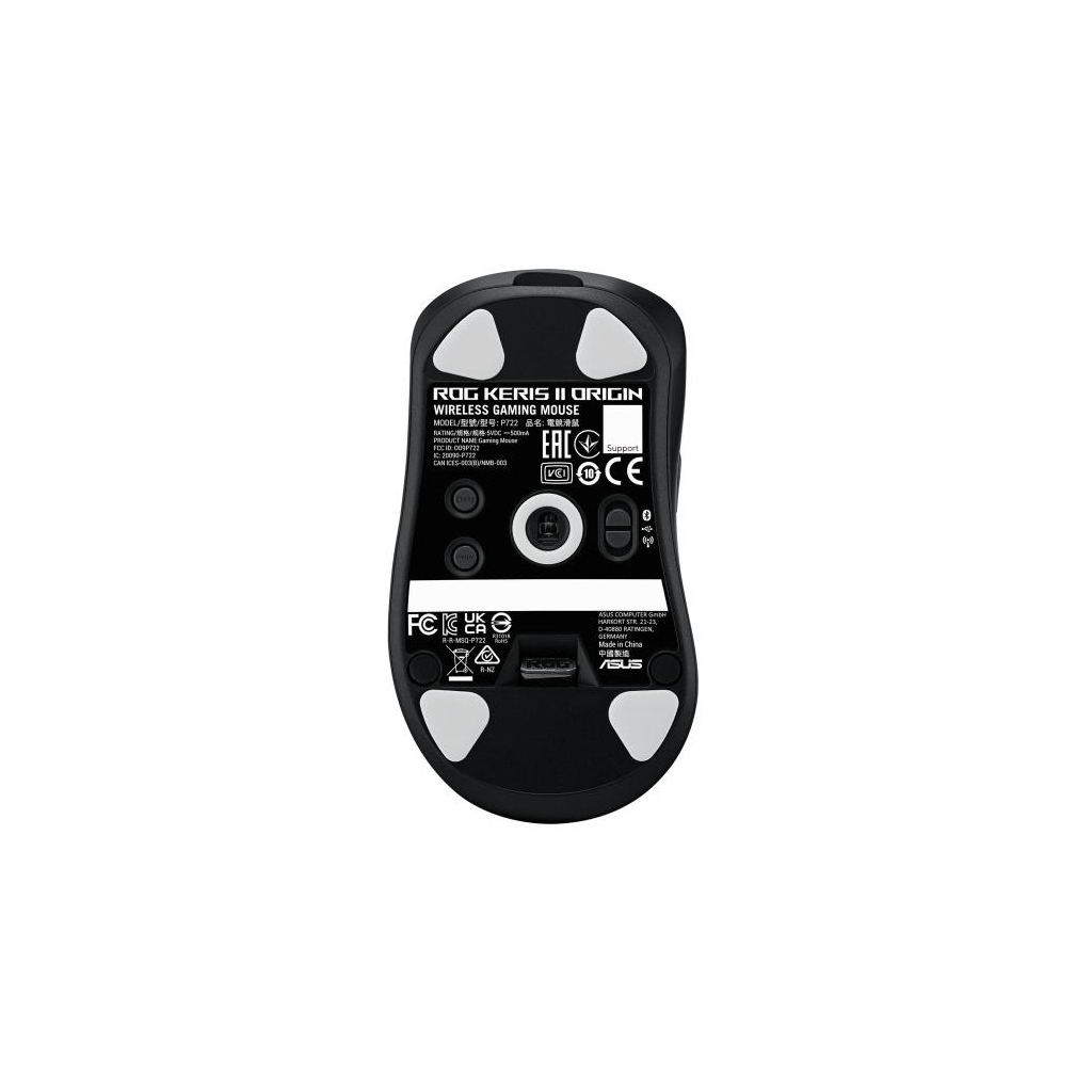 Мишка ASUS ROG Keris II Origin Wireless/Bluetooth/USB Black (90MP04A0-BMUA00) - изображение 15