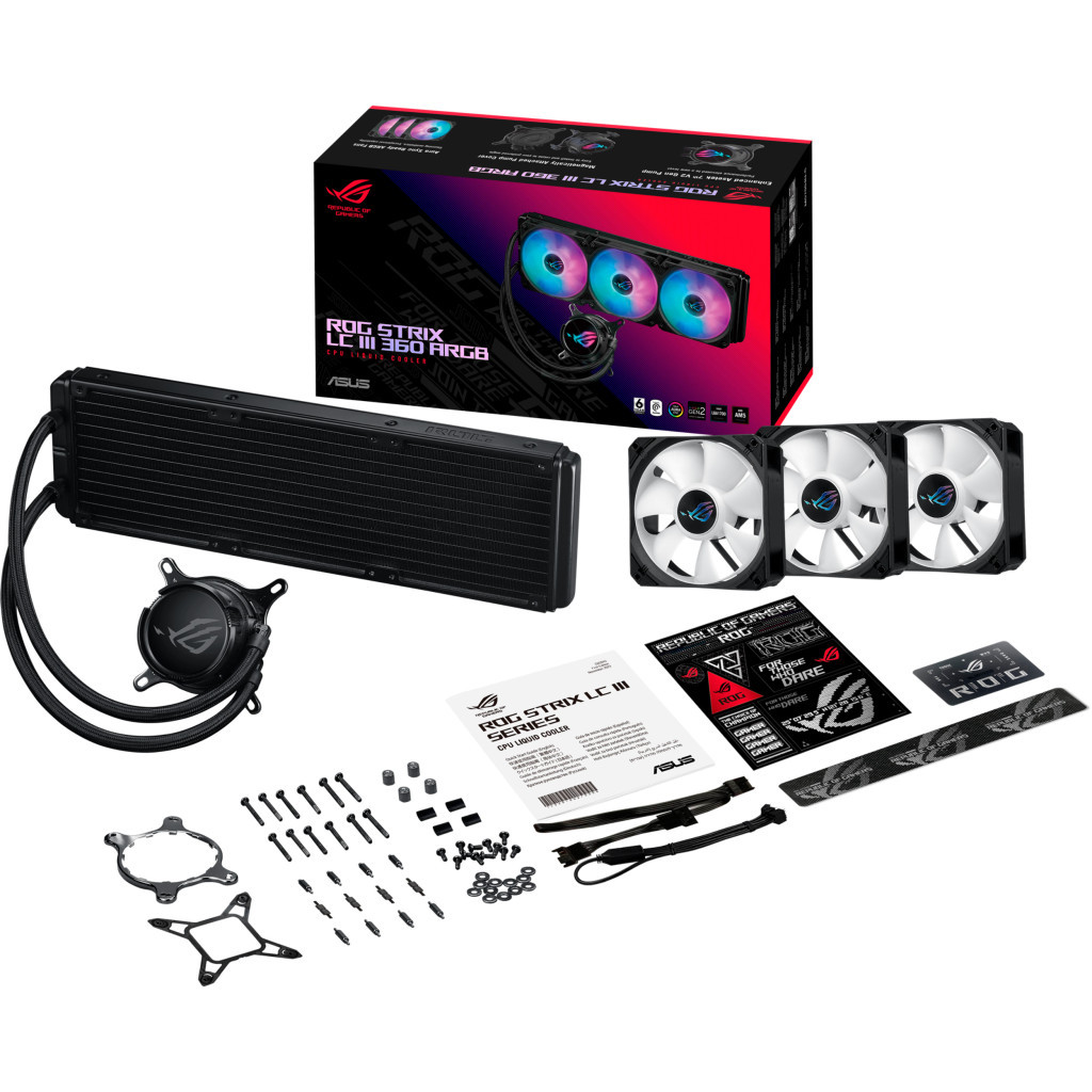 Система рідинного охолодження ASUS ROG Strix LC III 360 ARGB (90RC00T1-M0UAY0) - зображення 11