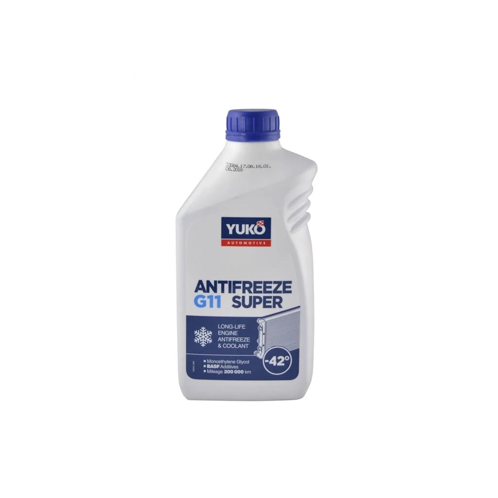Антифриз Yuko -40 Super G11 синій 1л (4820070244472) - зображення 1