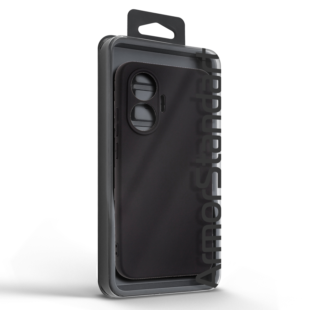 Чохол до мобільного телефона Armorstandart Matte Slim Fit Xiaomi Poco F7 Black (ARM80376) - зображення 5