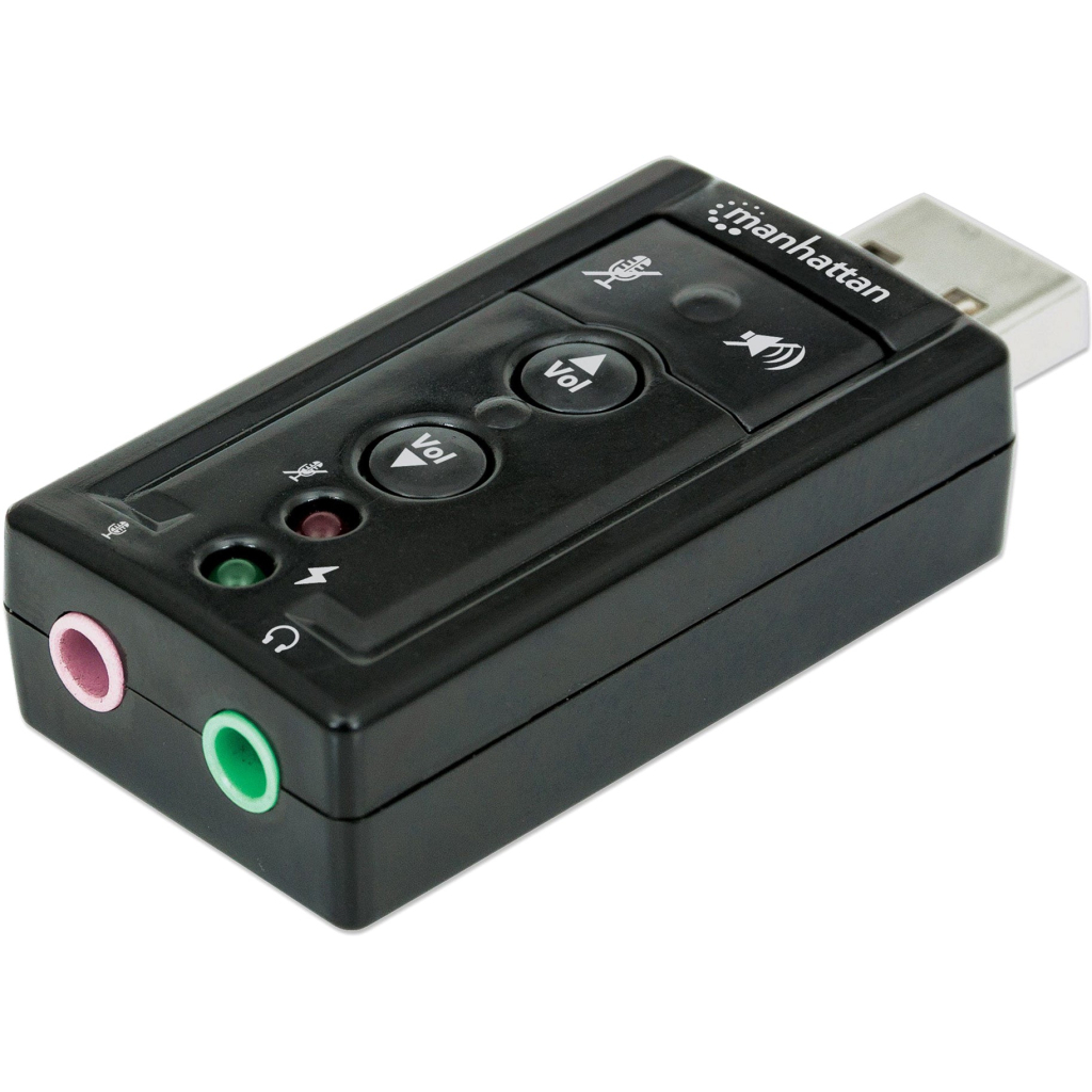 Звукова плата Intracom USB Manhattan 3D 7.1 Surround RTL (152341) - зображення 2