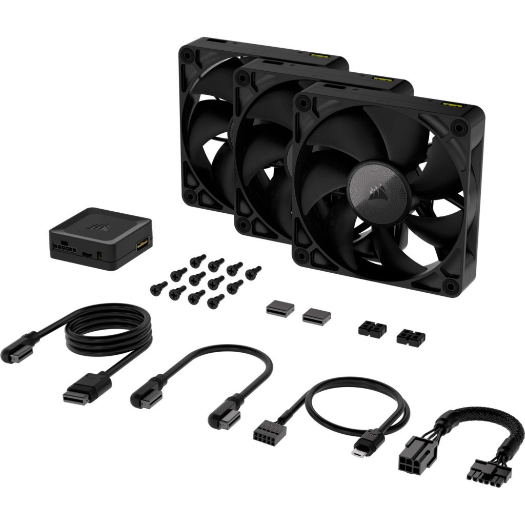 Кулер до корпусу Corsair iCUE Link RX120 PWM Triple Pack (CO-9051010-WW) - зображення 6