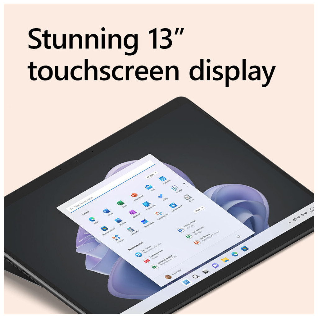 Планшет Microsoft Surface Pro 9 13 PS Touch/i5-1245U/8/512/W11P/Graphite (QHB-00017) - зображення 7