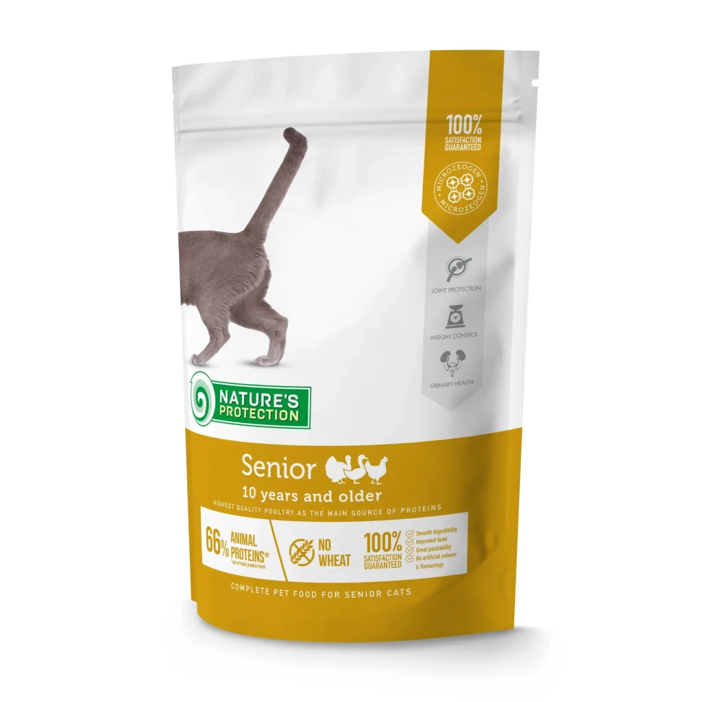 Сухий корм для кішок Nature's Protection Senior Poultry 10 years and older Cat 400 г (NPS45781) - зображення 1