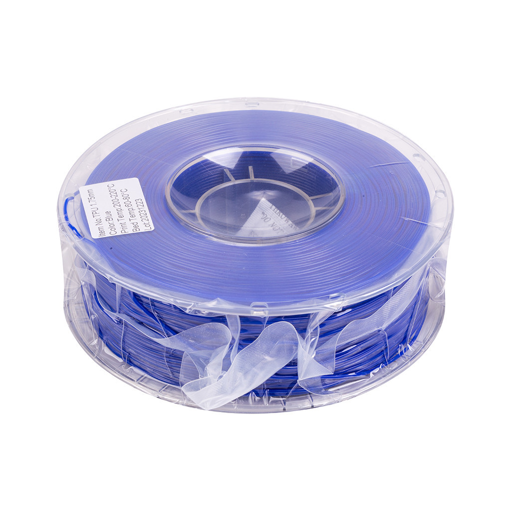 Пластик для 3D-принтера PowerPlant TPU, 1.75 мм, 1kg, blue (PT812998) - зображення 1