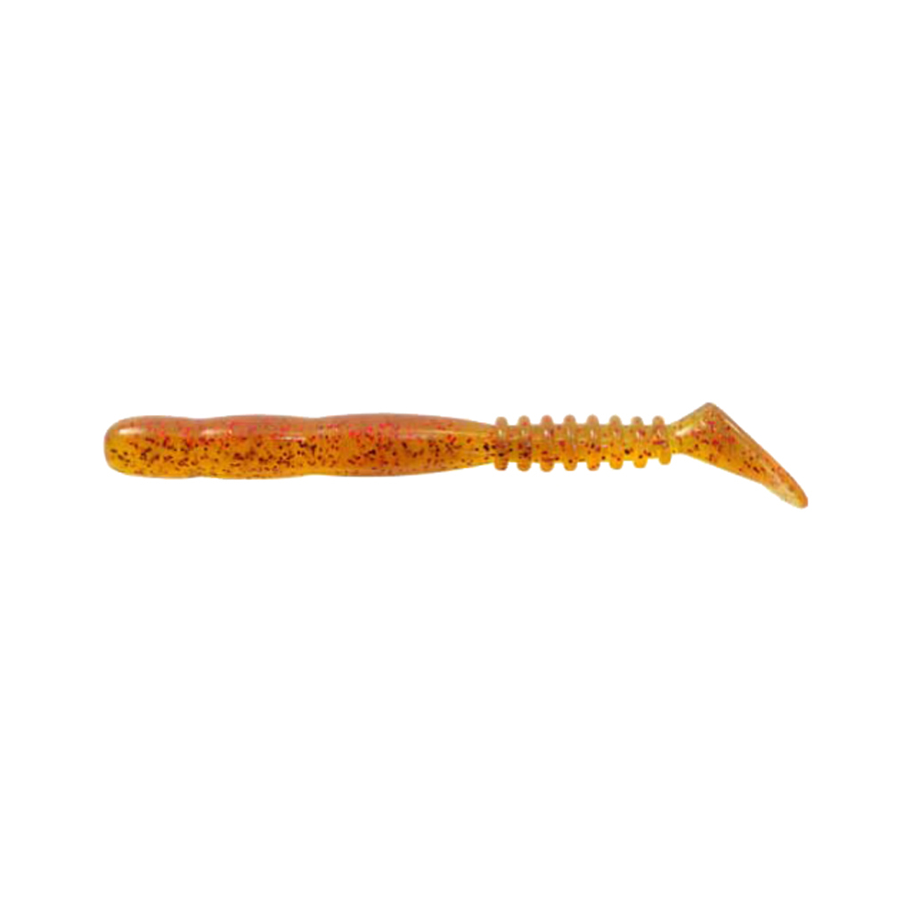 Силікон рибальський Reins Rockvibe Shad 2" 566 Motor Oil Red Flake (20 шт/уп.) (1552.03.19) - зображення 1