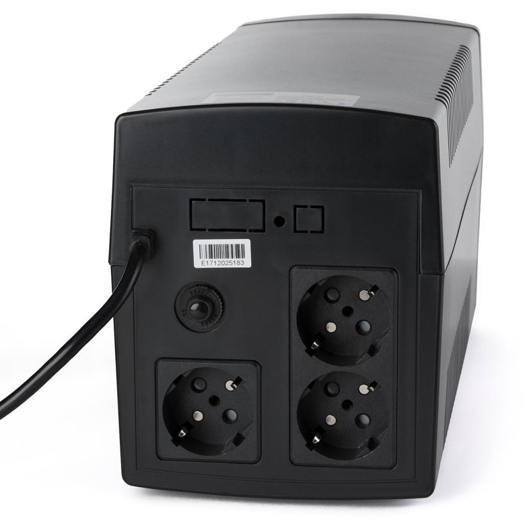 Пристрій безперебійного живлення Vinga LCD 1500VA plastic case (VPC-1500P) - зображення 4