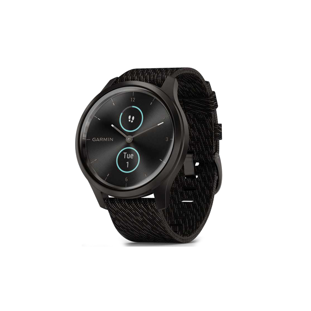 Смарт-годинник Garmin vivomove Style, Graphite, Black Pepper, Nylon (010-02240-23) - зображення 1