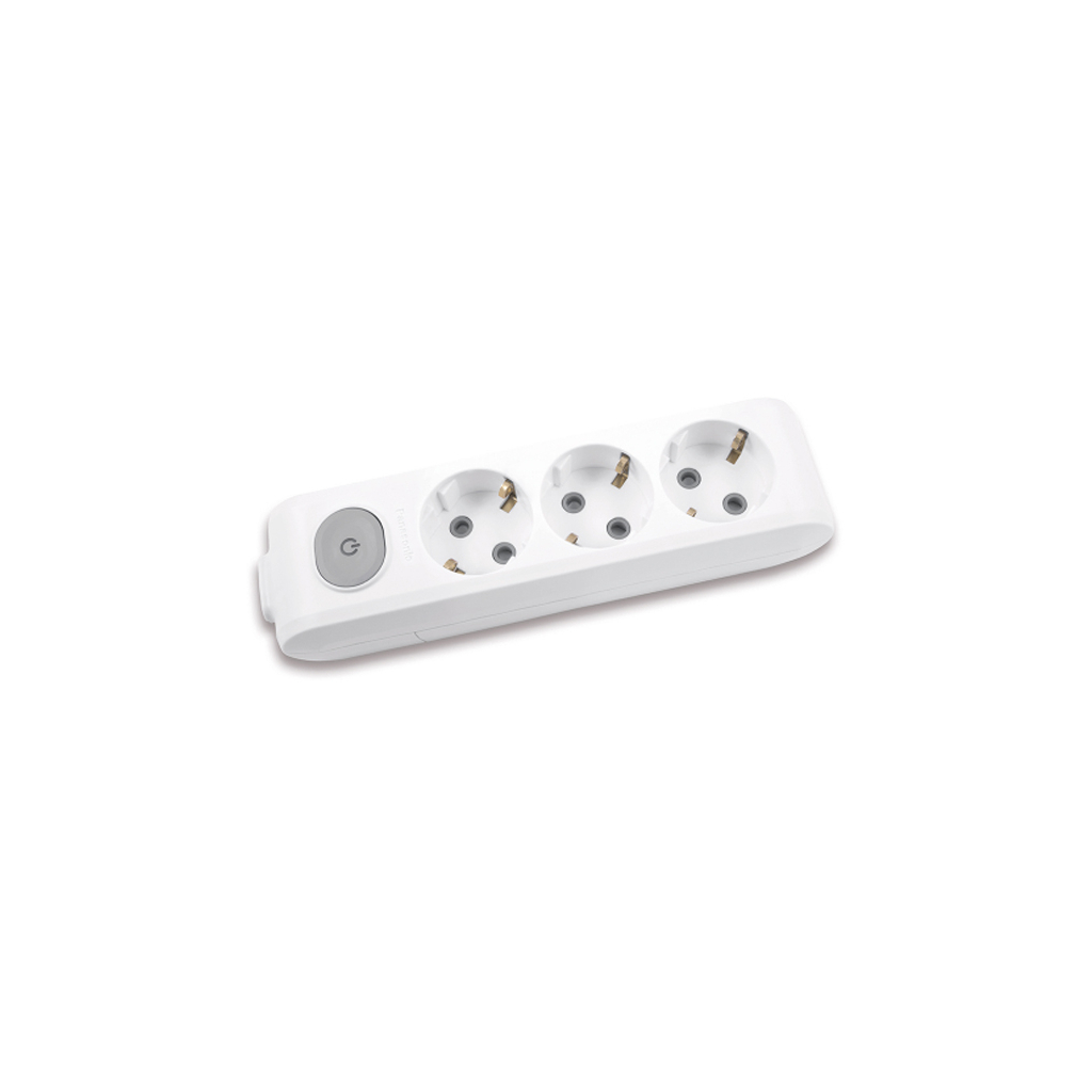 Колодка для подовжувача Panasonic X-tendia із заземленням 3 гнізда (WLTA04302GR-UA) - зображення 1