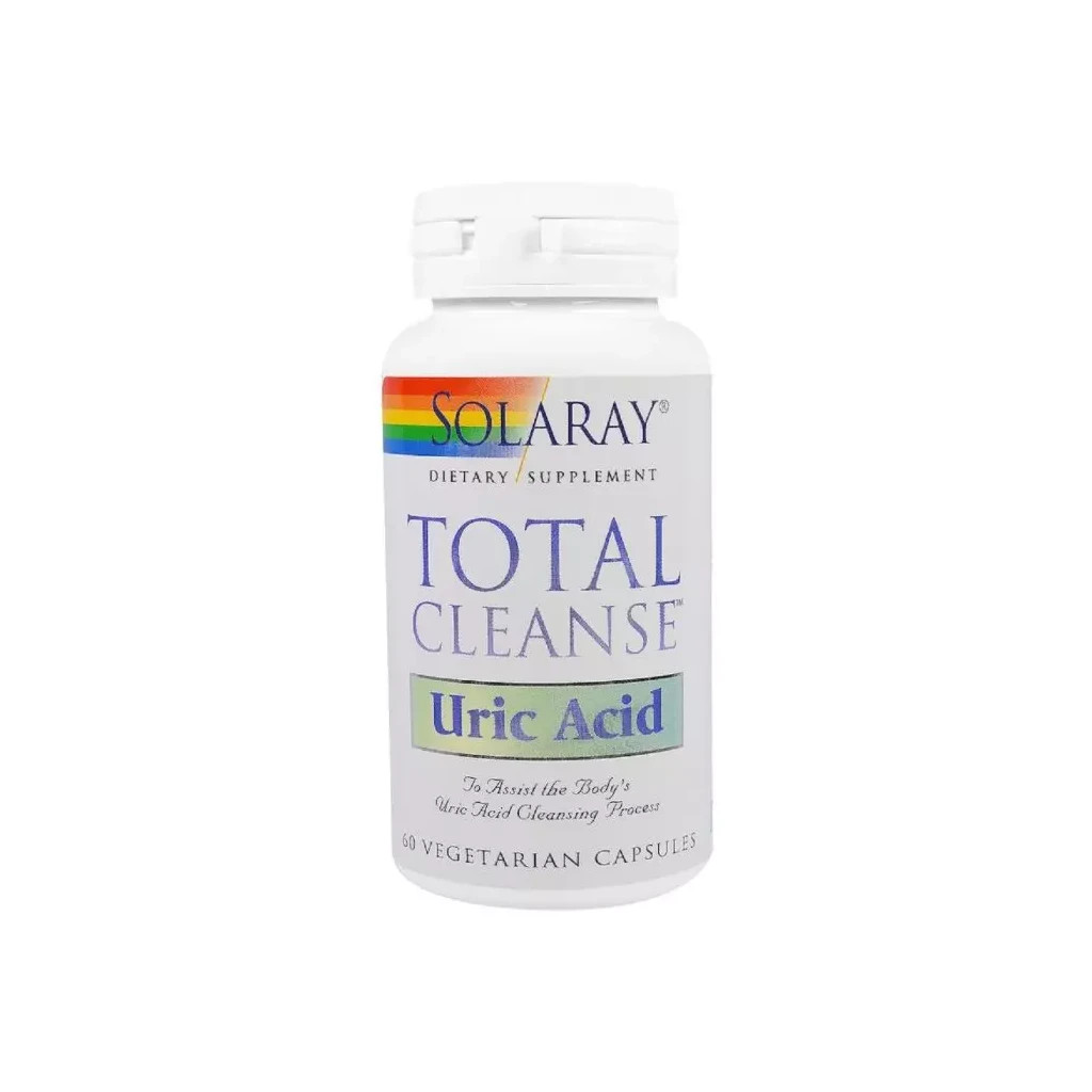 Вітамінно-мінеральний комплекс Solaray Очищувач Січовий Кислоти, Total Cleanse, Uric Acid, 60 капсу (SOR-35007) - зображення 1