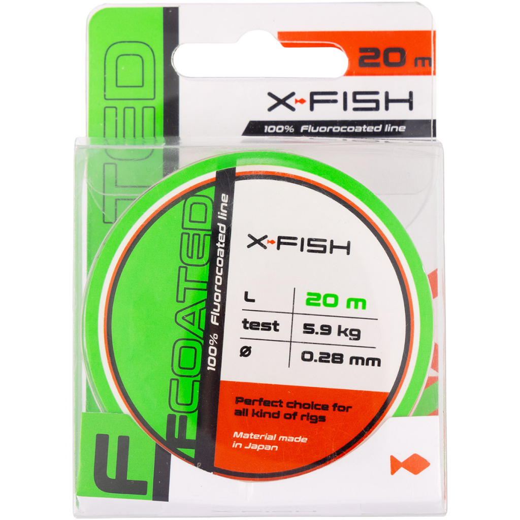 Флюорокарбон X-Fish FCoated 20m 0.28mm 5.9kg (1917.01.46) - зображення 2