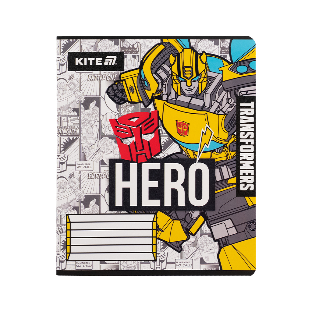 Зошит Kite Transformers, 12 аркушів, клітинка (TF25-232) - изображение 4
