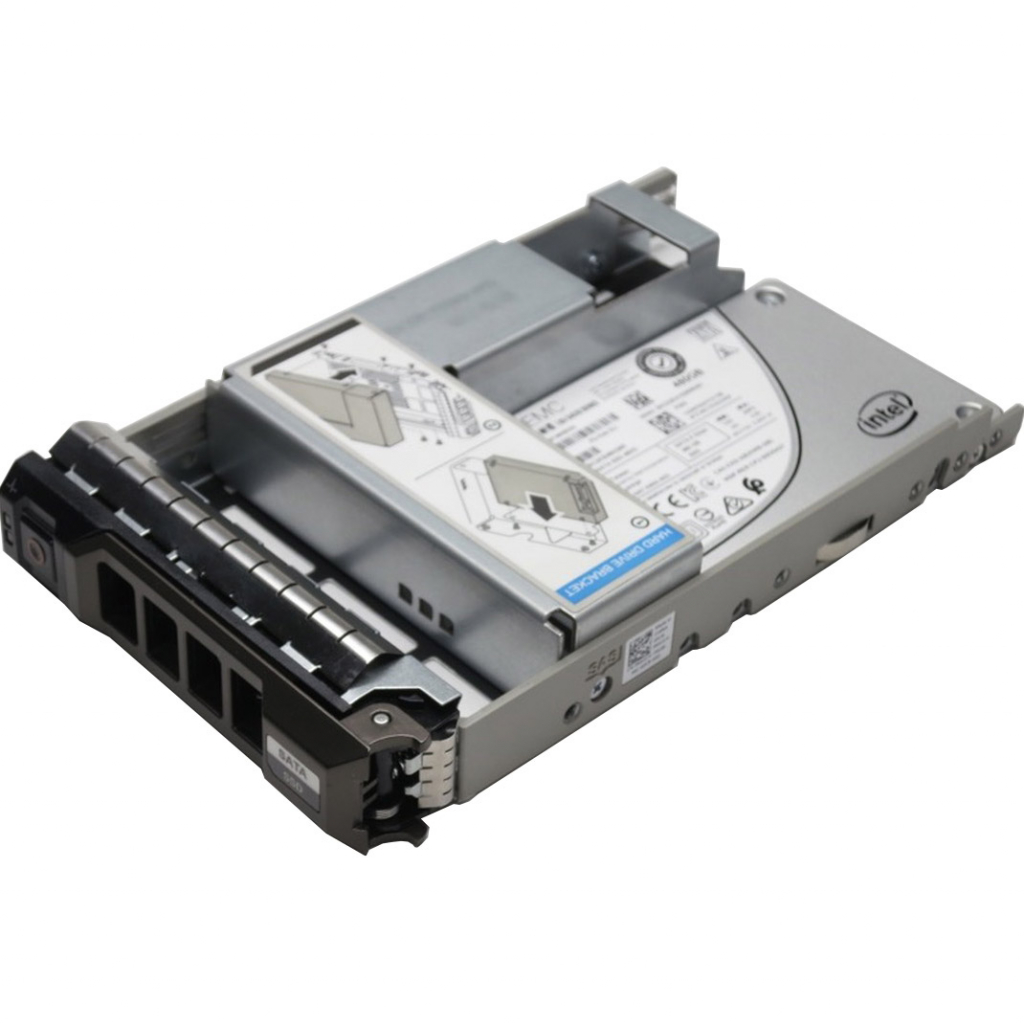 Накопичувач SSD для сервера Dell 480GB SATA RI 6Gbps 512e 2.5in Hotplug, 3.5in HYB CARR S4510 (400-BDOB) - зображення 1