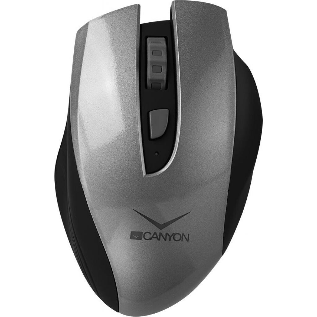Мишка Canyon CNS-CMSW7G Wireless Black-Silver - зображення 2