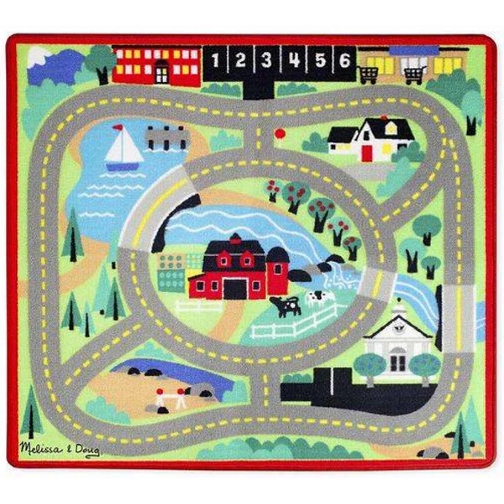 Дитячий килимок Melissa&Doug Міська дорога з машинками (MD19400) - зображення 1