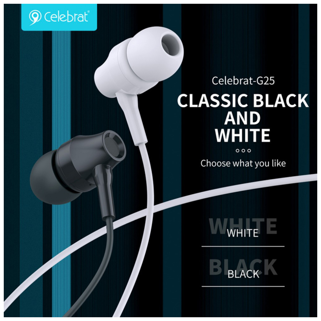 Навушники Celebrat G25 Black (1006644) - зображення 3