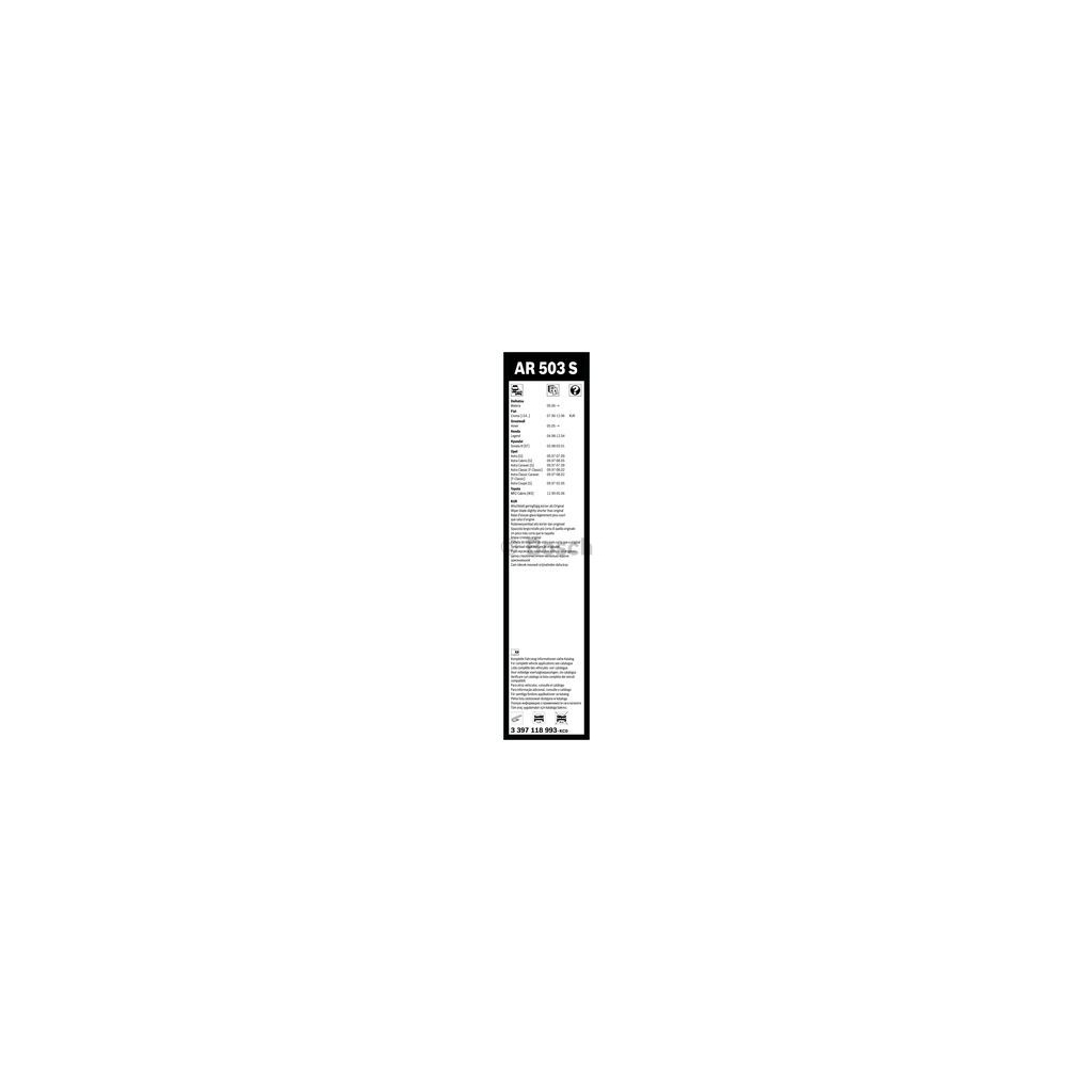 Щітка склоочисника Bosch 3 397 118 993 - зображення 5