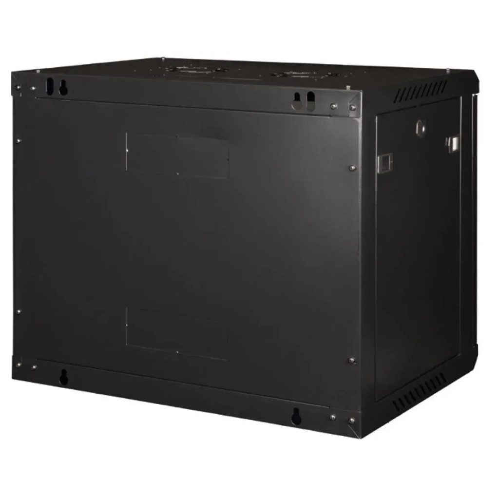 Шафа настінна Hypernet 9U 19" 600x600 ProLine (PL-WMNC66-9U-BLACK) - изображение 3