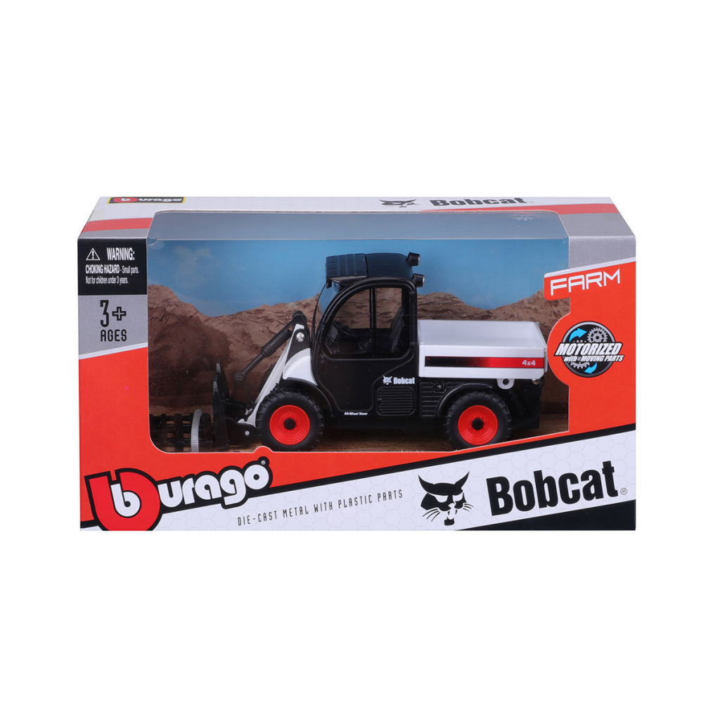 Спецтехніка Bburago Навантажувач Bobcat Toolcat 5600 10 см (18-31806) - зображення 5
