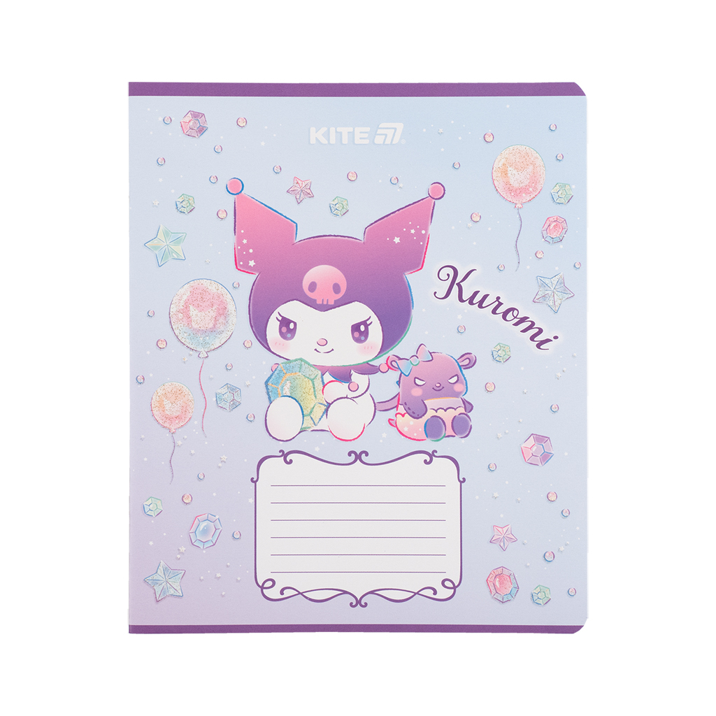 Зошит Kite Kuromi, 12 аркушів, клітинка (HK25-232-3) - зображення 4