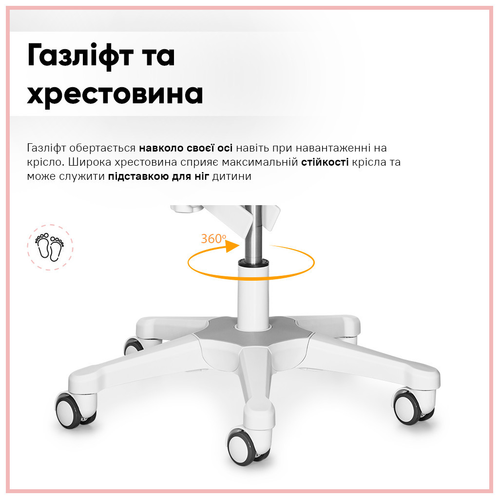 Парта з кріслом ErgoKids TH-330 W/PN + Y-208 KP - зображення 11