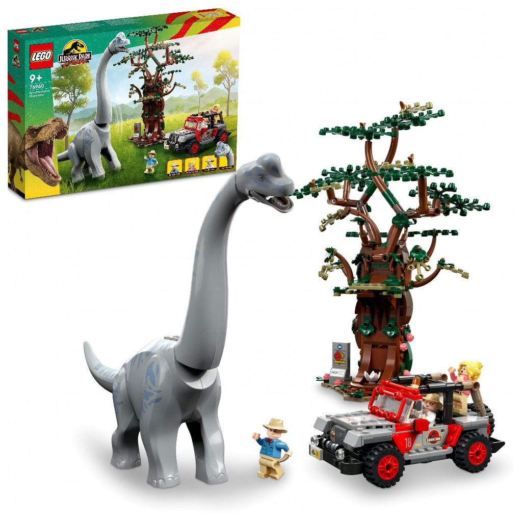 Конструктор LEGO Jurassic World Відкриття брахіозавра 512 деталей (76960) - зображення 9