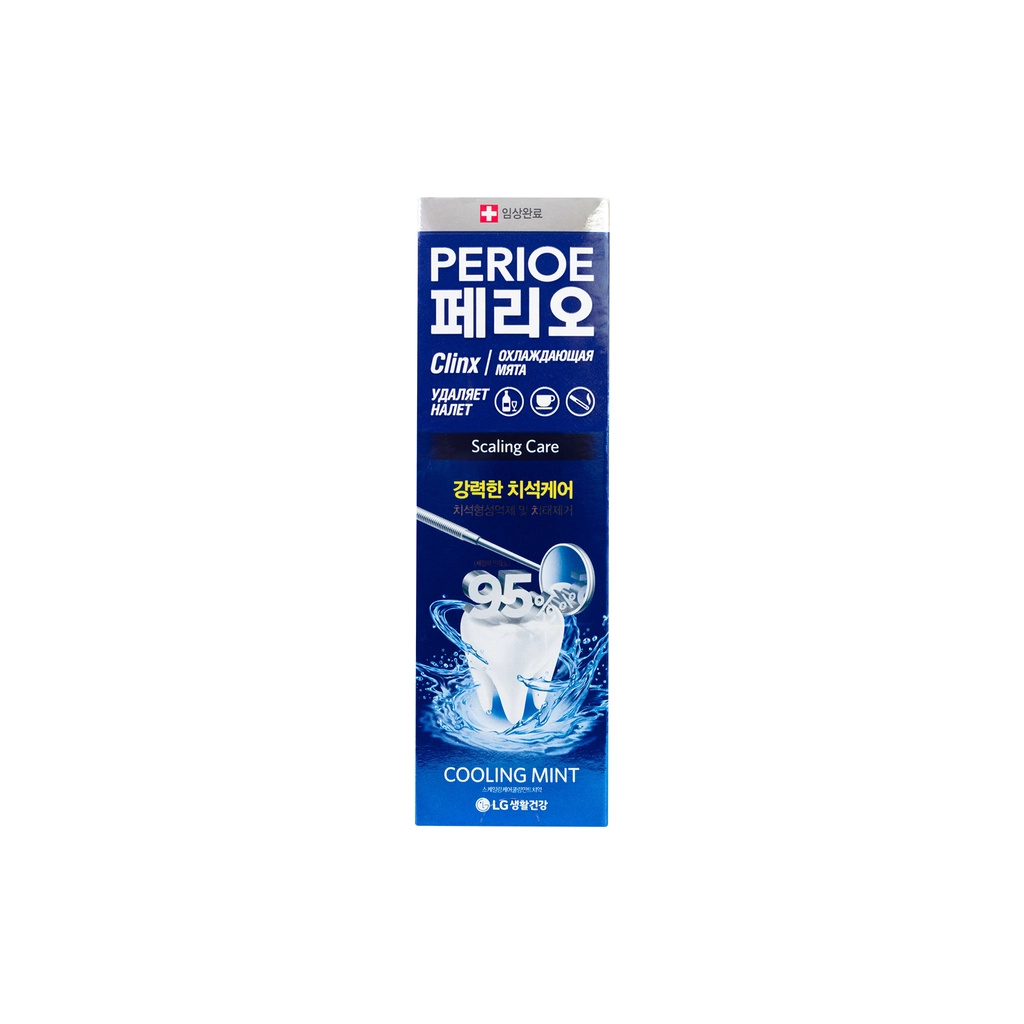 Зубна паста LG Perioe Clinx Cooling Mint Toothpaste 120 г (8801051072839) - зображення 3