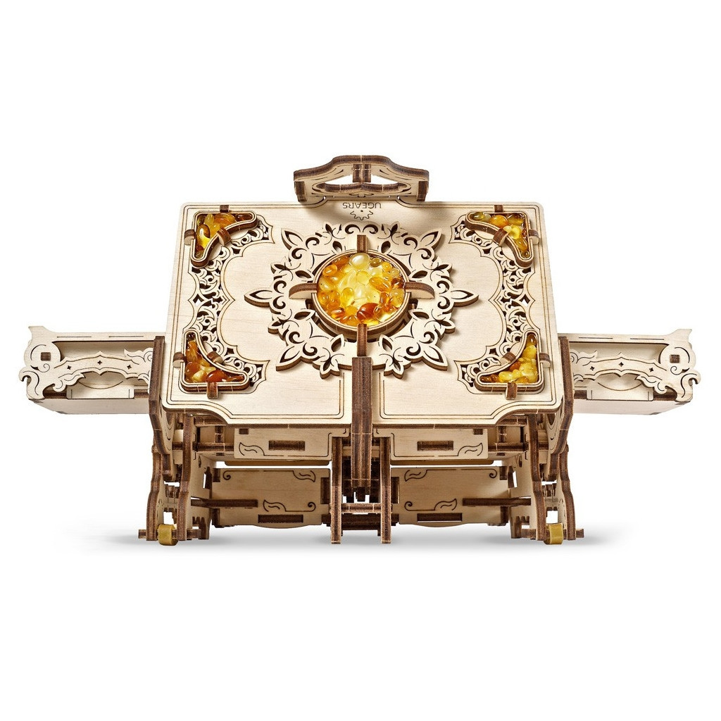 Збірна модель Ugears Бурштинова скринька (70090) - зображення 8