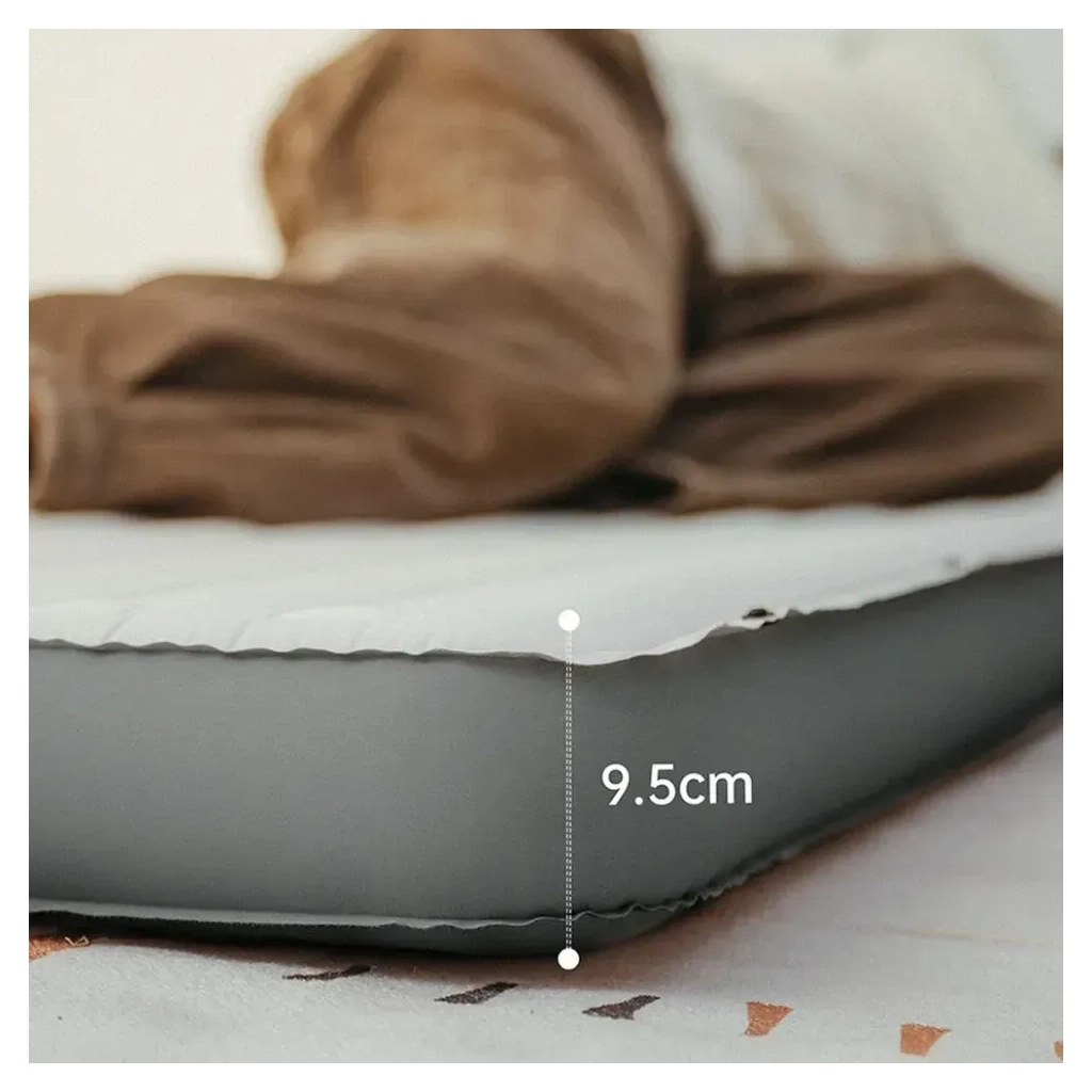 Матрац надувний Naturehike CNK2450WS034, 198х68х9.5 см, коричневий, із мішком для надування (6927595798881) - picture 5