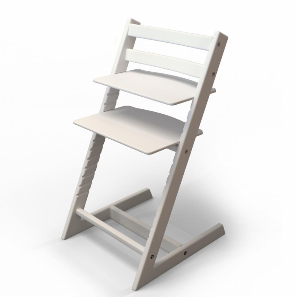 Стілець для годування Ingvart зростаючий з дитиною Baby Fix білий (309003) - зображення 1